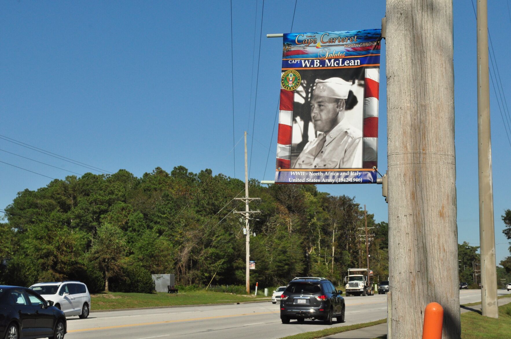 Cape Carteret military banner program proves a big success